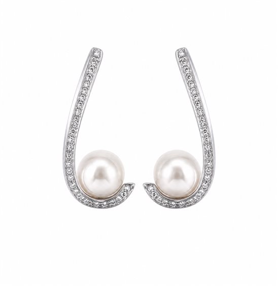 Orecchini Comete Donna FILI PERLE AKOYA in Oro Perla ORP 565 - ORP 565